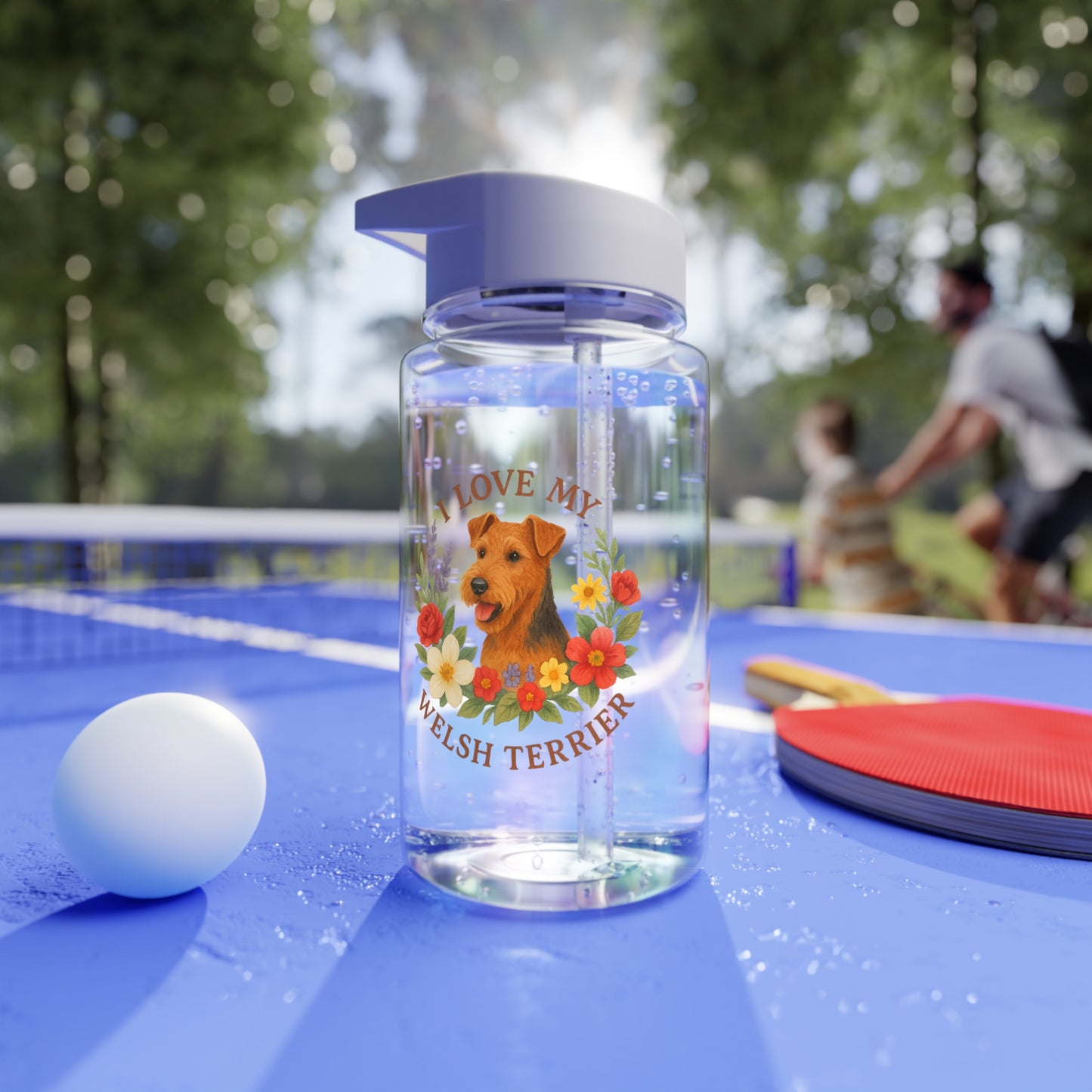 Welsh Terrier Lovers Water Bottle