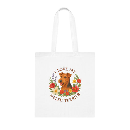 Welsh Terrier Tote Bag