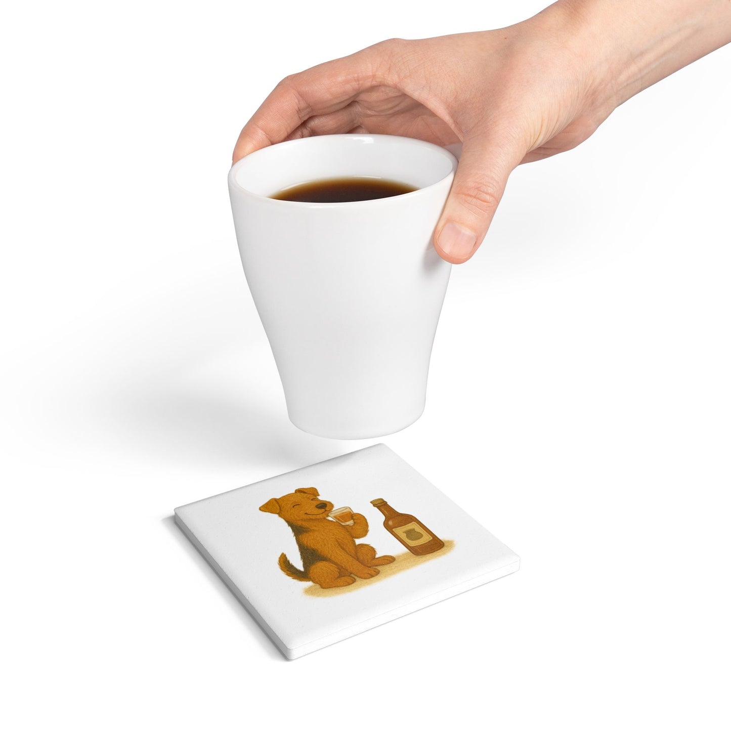 Welsh Terrier Ceramic Coaster
